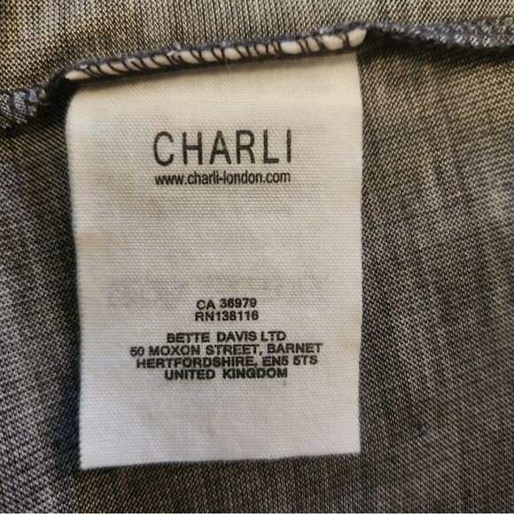 Charli London long open back cami 10 Y2K art to wear eclectic - Picture 8 of 11